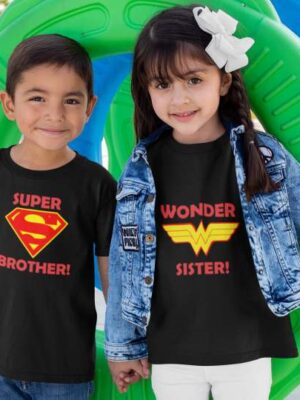 Super Brother Wonder Sister Sibling T-Shirts