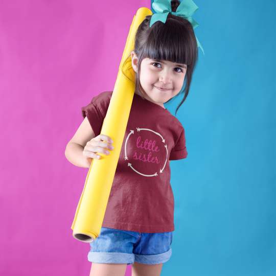 Little Sister Printed Cotton T-Shirt
