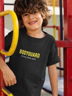 Bodyguard Brother Boy Printed Cotton T-Shirt