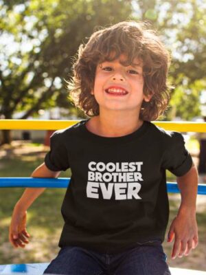 Coolest Brother Ever Printed T-Shirt