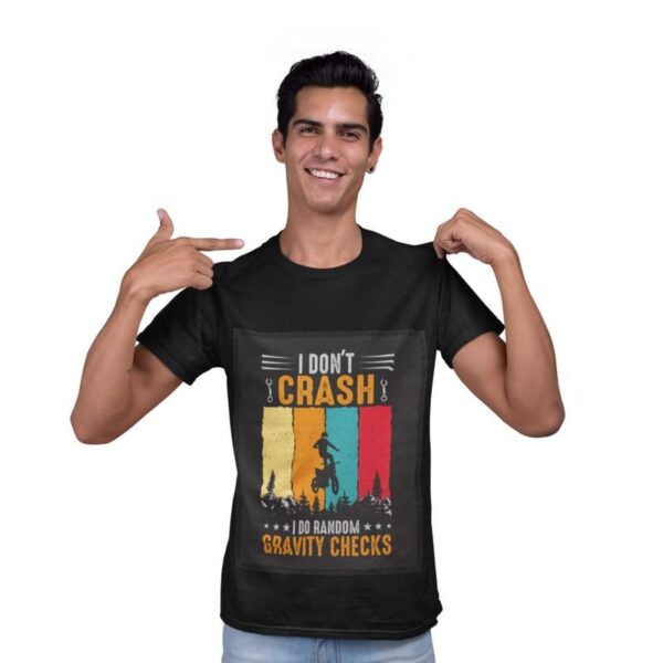 Patch T-Shirts for Men | Round Neck Regular Fit Printed Patch T-Shirts for Men