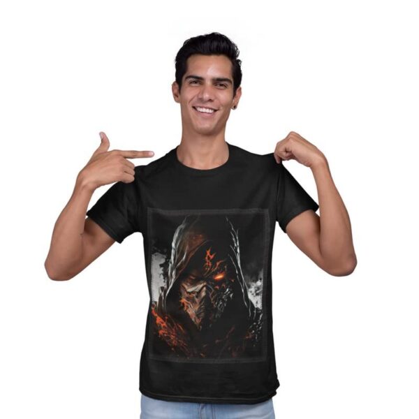 Patch T-Shirts for Men | Round Neck Regular Fit Printed Patch T-Shirts for Men