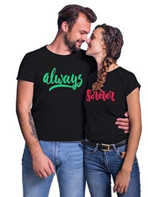 Always Forever Matching Couple T-Shirts