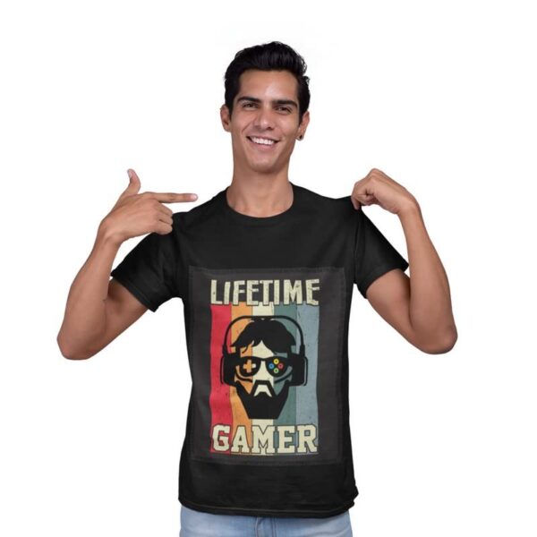Patch T-Shirts for Men | Round Neck Regular Fit Printed Patch T-Shirts for Men