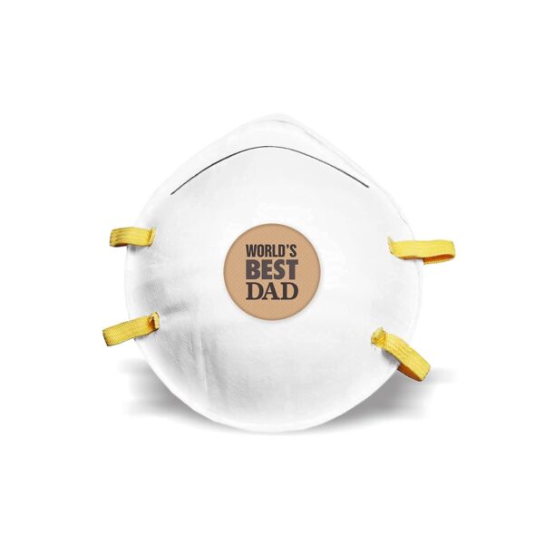 Best Dad Coffee Mug with Coaster, Reusable N95 Cup Mask