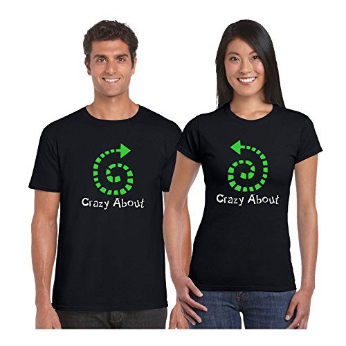Crazy About You Matching Couple T-Shirts