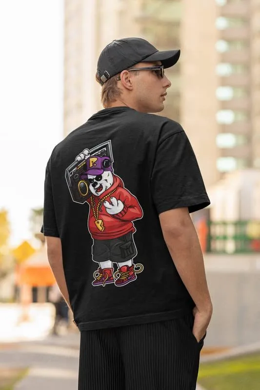 Drop Shoulder Printed T-Shirts for Men | Oversized T-Shirts for Men