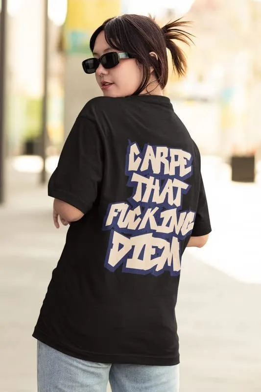 Drop Shoulder Printed T-Shirts for Women | Oversized T-Shirts for Women