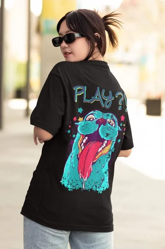 Drop Shoulder Printed T-Shirts for Women | Oversized T-Shirts for Women