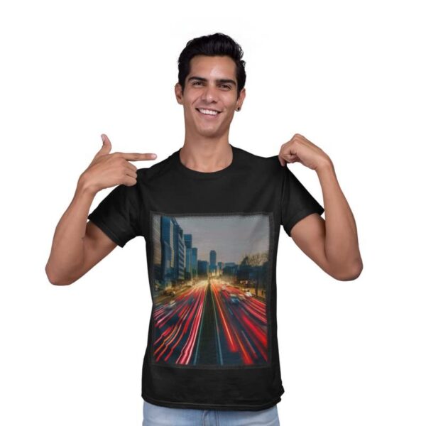 Patch T-Shirts for Men | Round Neck Regular Fit Printed Patch T-Shirts for Men