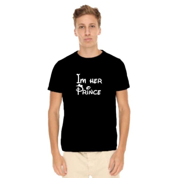 I'm Her Prince & I'm His Princess Matching Couple T-Shirts