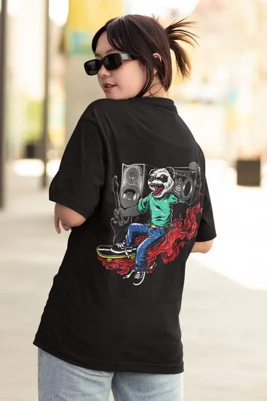 Drop Shoulder Printed T-Shirts for Women | Oversized T-Shirts for Women