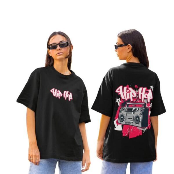 Drop Shoulder Printed T-Shirts for Women | Oversized T-Shirts for Women