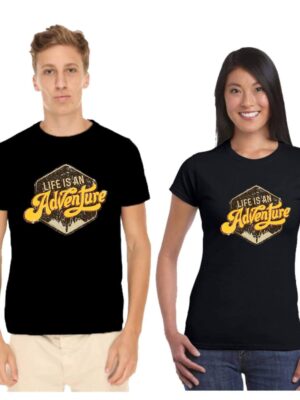 Vacation Life is an Adventure Matching Couple T-Shirts