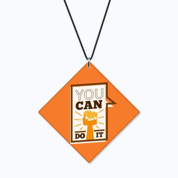Motivational Gifts Acrylic Car Hanging Accessories You Can Do It Opportunity Printed Interior Decoration