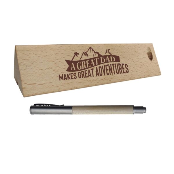 A Great Dad Make Great Adventures Engraved Pen Box