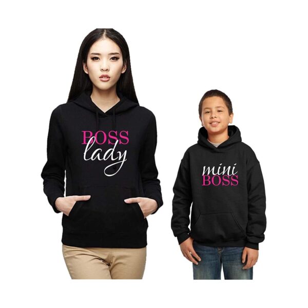 Boss Lady Mini Boss Family Hoodies Set
