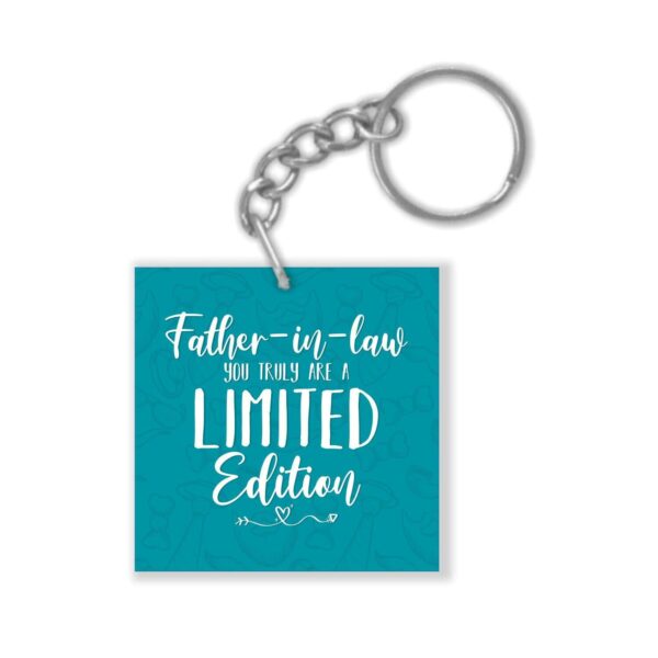Birthday Gifts for Father-in-Law Limited Edition Keychain Keyring