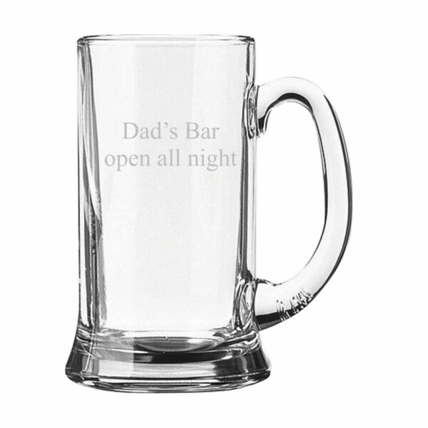 Dad's Bar  Engraved  Beer Mug