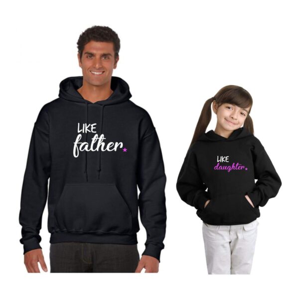 Like Father & Like Daughter Family Hoodies Set
