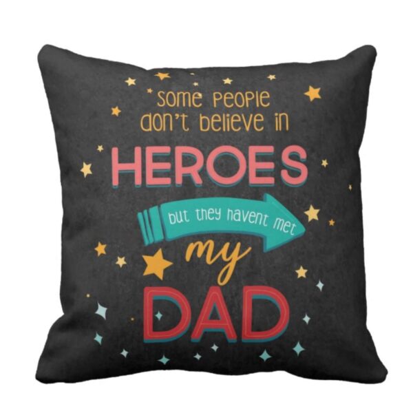Worlds Best Dad Cushion Cover - 20X20 inches