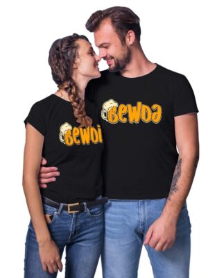 Bewda & Bewdi Matching Couple T-Shirts