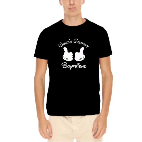Worlds Greatest Boyfriend & Girlfriend Matching Couple T-Shirts