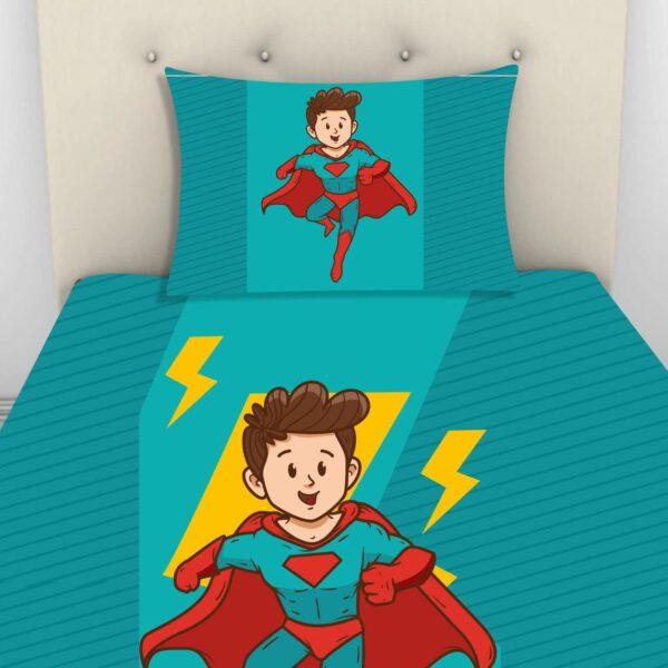 Super Hero Kids Bedsheet