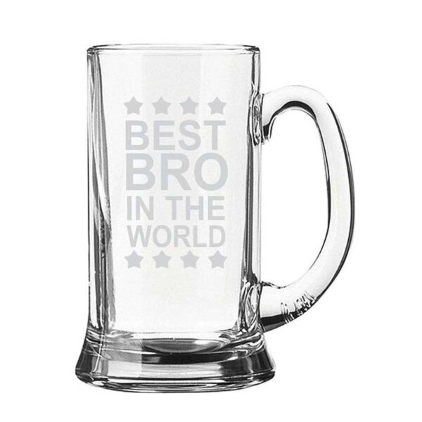 Best Bro In The World Beer Mug & Rakhi Combo