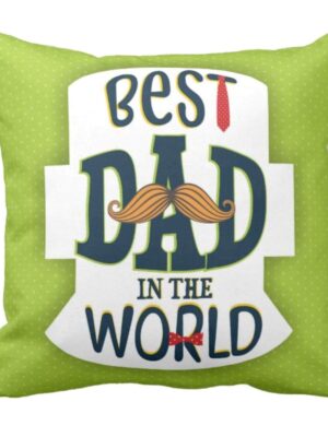 Funky Best Dad  Cushion Cover