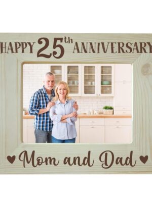 25th Anniversary Frame for Parents