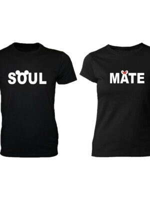 Mickey Minnie Soulmate Matching Couple T-Shirts