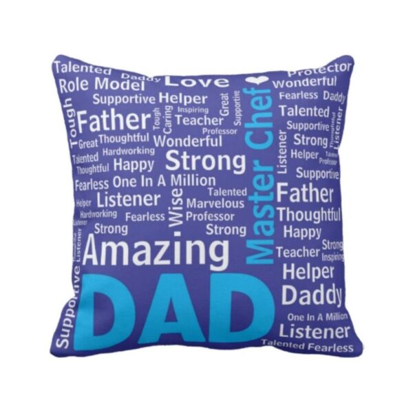 Worlds Best Dad Cushion Cover - 20X20 inches
