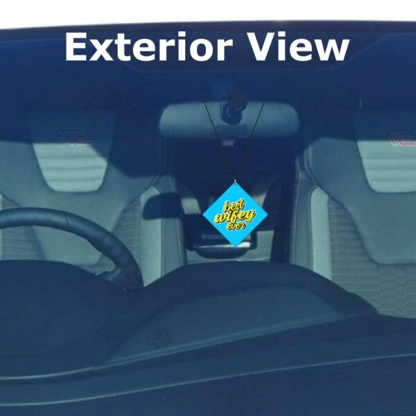 Best Wifey Ever Acrylic Car Hanging Accessories for Wife