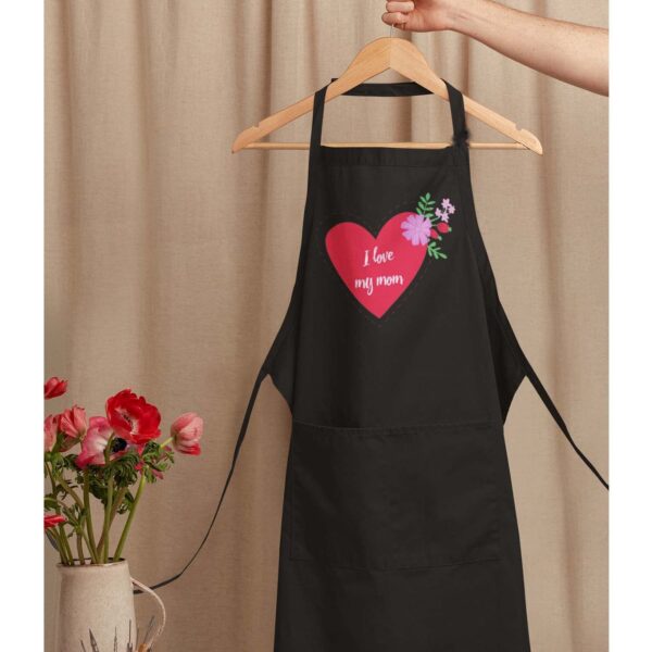 I Love My Mom Apron