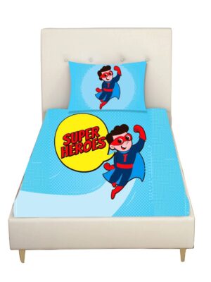 Super Hero Kids Bedsheet