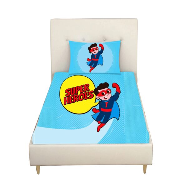 Super Hero Kids Bedsheet