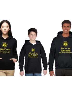 You are My Sunshine Matching Family Sweatshirts- Set of 3