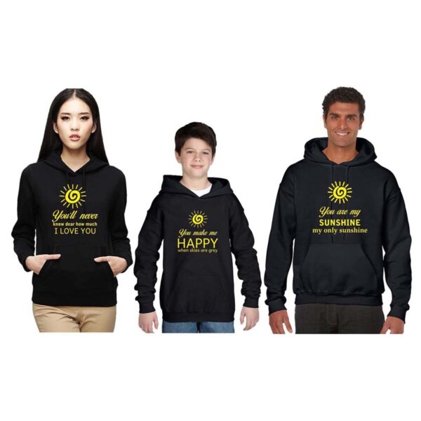 You are My Sunshine Matching Family Sweatshirts- Set of 3