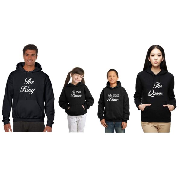 Royal Matching Family Hoodies Set