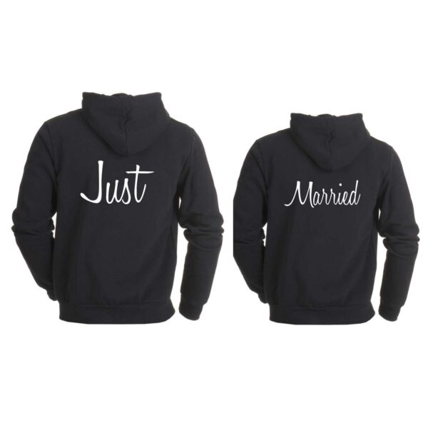 Just Married Matching Couple T-Shirts
