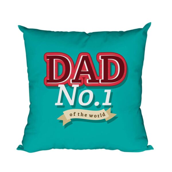 Dad No.1 of The World Ceramic Mug, Coaster ad 12x12 Cushion Cover