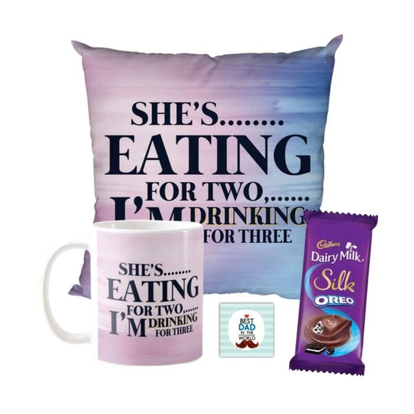 Shes Eating for Two I Am Drinking for Three Hamper 1 Dairy Milk