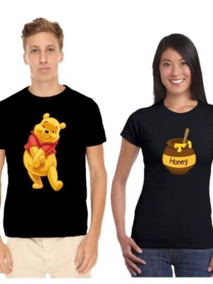 Winnie The Pooh Honey Matching Couple T-Shirts