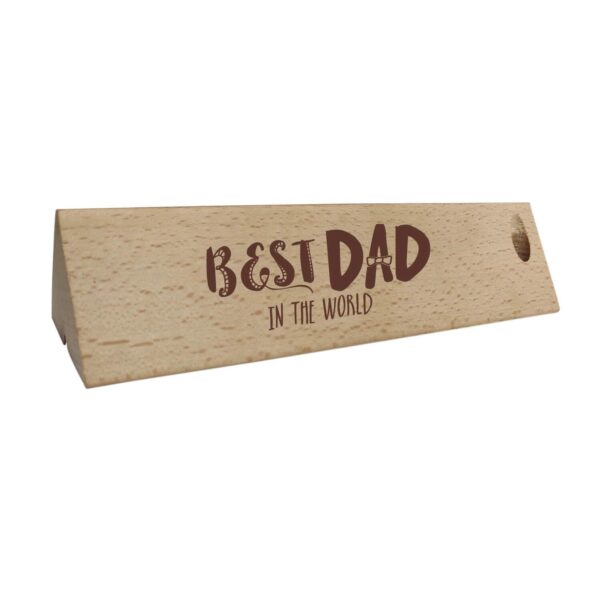 Father Handmade Wooden Pen with Pen Box Dad Your Guiding Hand On My Shoulder Engraved - Rectangle