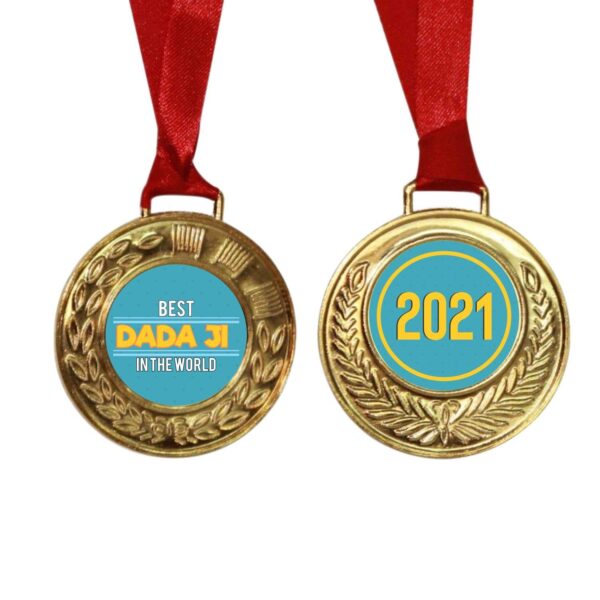 Best Granpa in The World Medal for Father