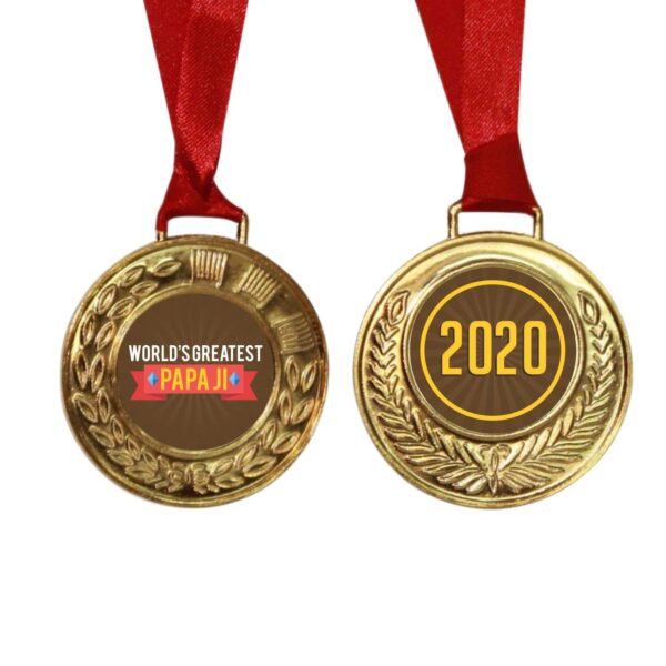 World Greatest Papa Ji Medal for Father
