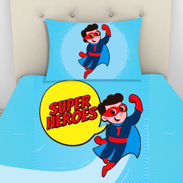 Super Hero Kids Bedsheet