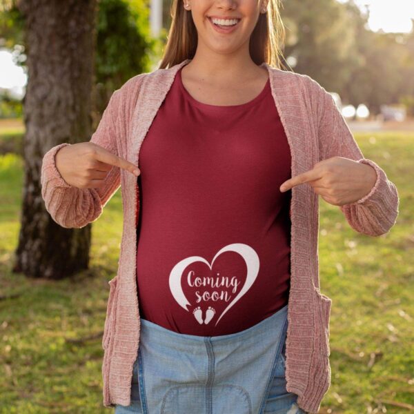 Coming Soon Maternity T-Shirt