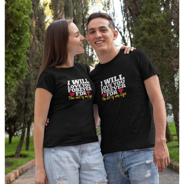 Will Love You Forever Matching Couple T-Shirts